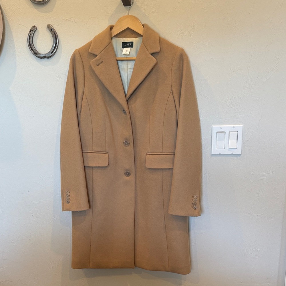 J. Crew Women's Camel pea Coat